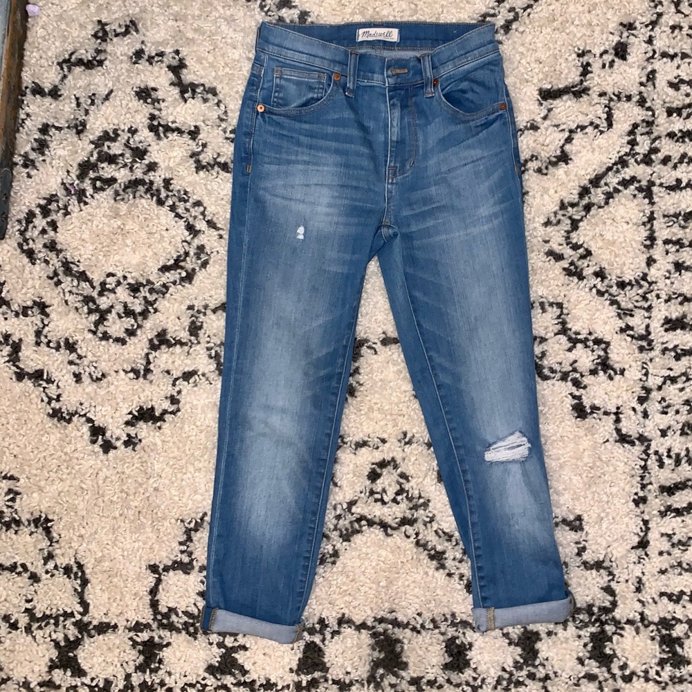Madewell 9" High-Rise Skinny Jeans in Sadie Wash